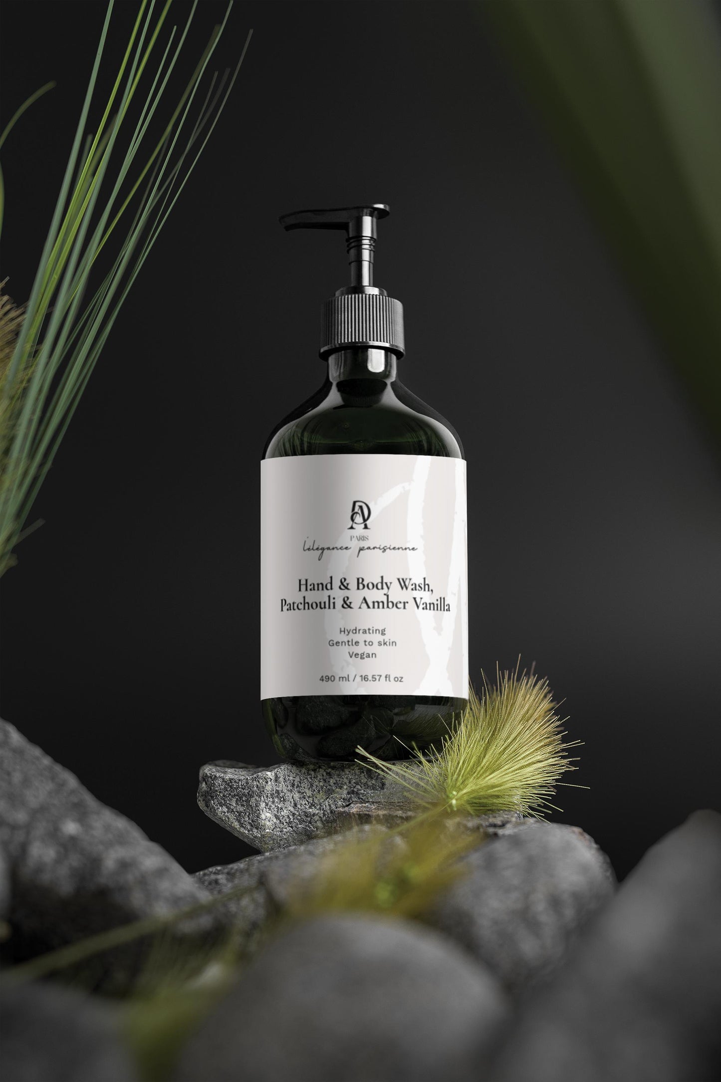 Gel Lavant Mains & Corps -Patchouli, Ambre & Vanille